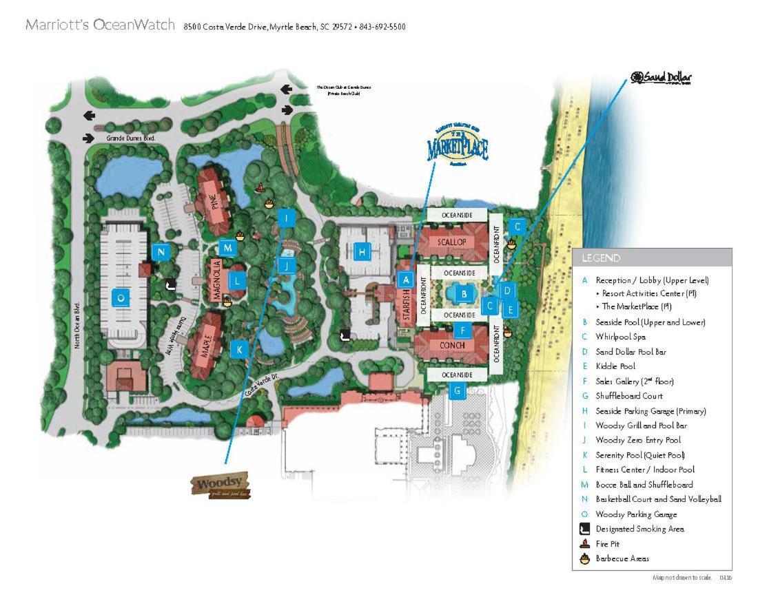 Marriott'S Oceanwatch Villas At Grande Dunes Myrtle Beach Zewnętrze zdjęcie